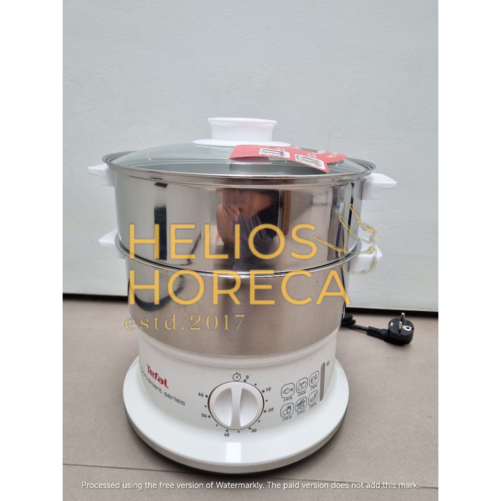 EX-DISPLAY Tefal Convenient Steamer (Stainless Steel) VC1451 Panci Electric Steamer Pengukus Listrik