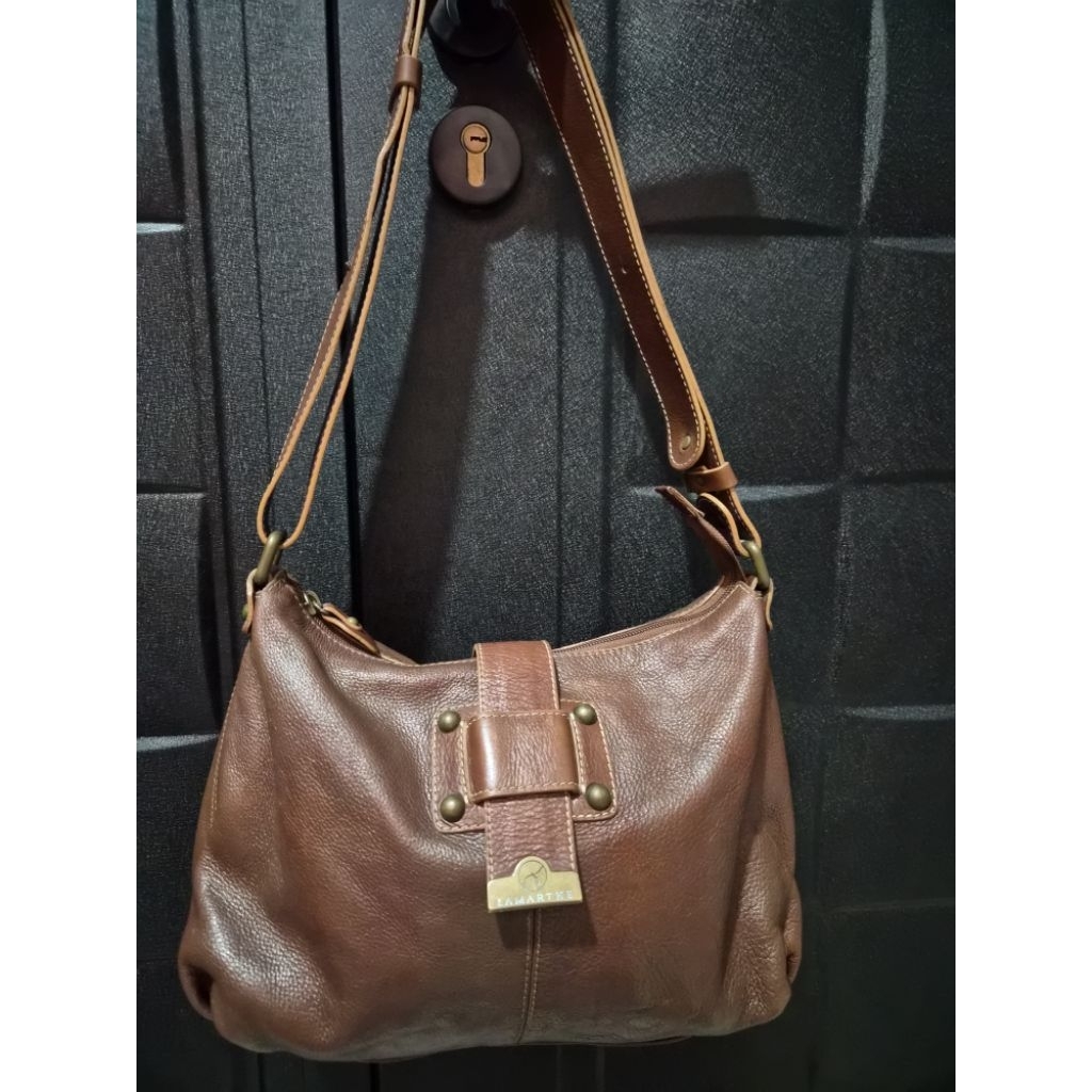 Tas kulit vintage gemoy Lamarthe