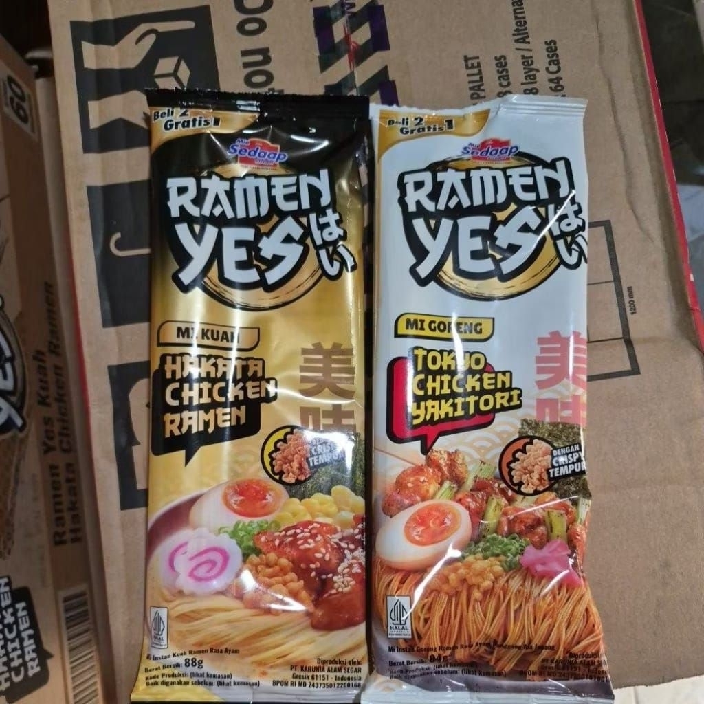 MIE RAMEN YES - MIE RAMEN INSTAN MURAH