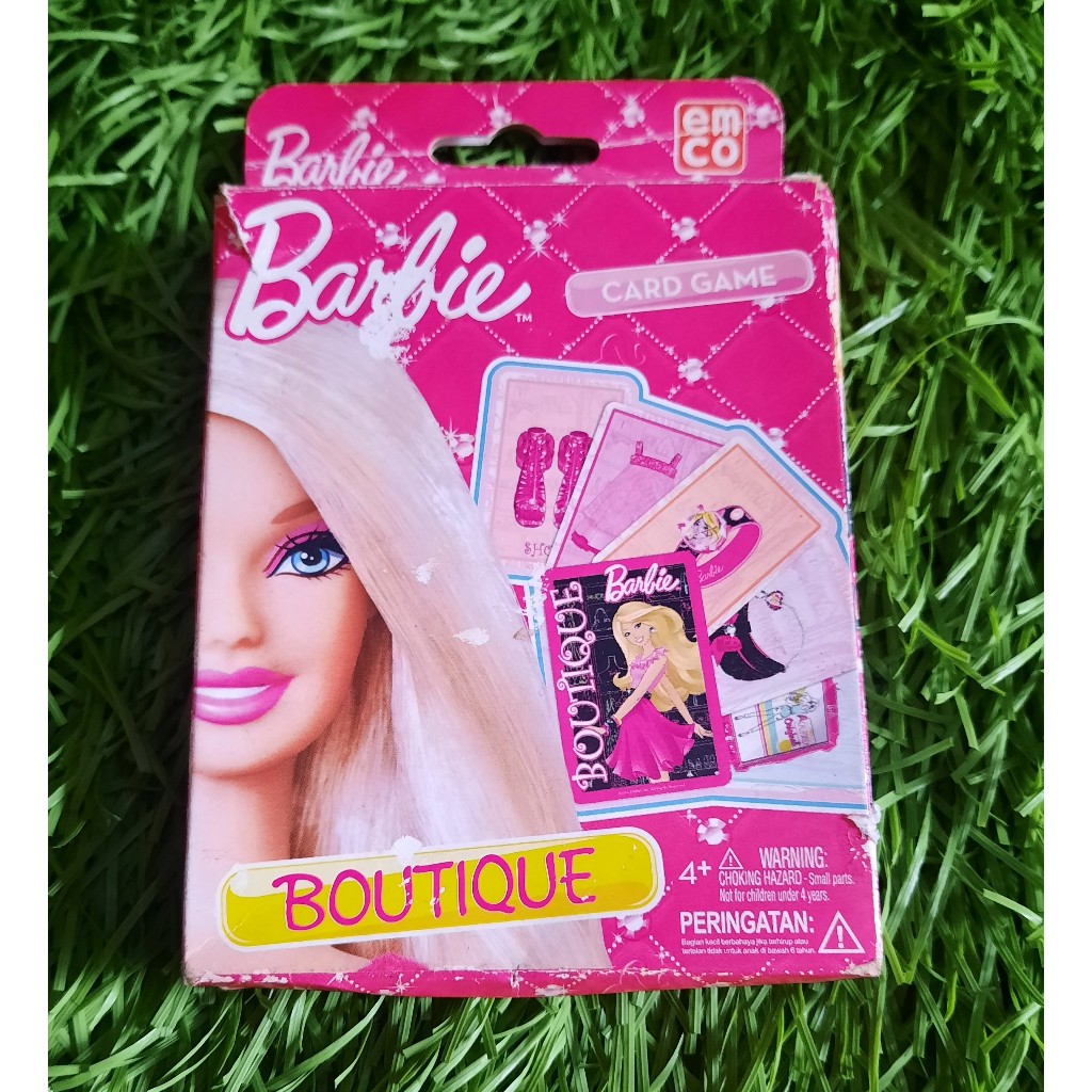 Preloved Barbie Emco Card Game Boutique ( usia 4th+ )