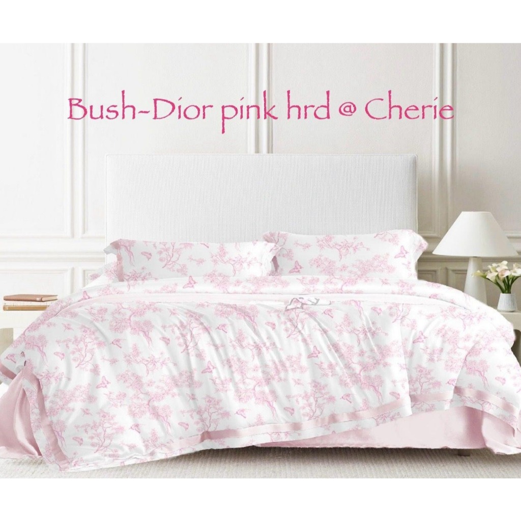 Teo&Kim Bedding Sprei Bedcover Ready Lyocell/Sutra Organik tcl 100s 200x200x40 Dior Pink (ITM-3060)