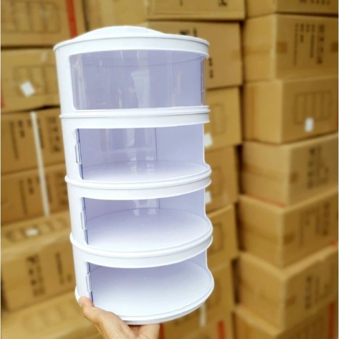 COD wadah saji tempat rak makan makanan nasi lauk sayur 4 susun