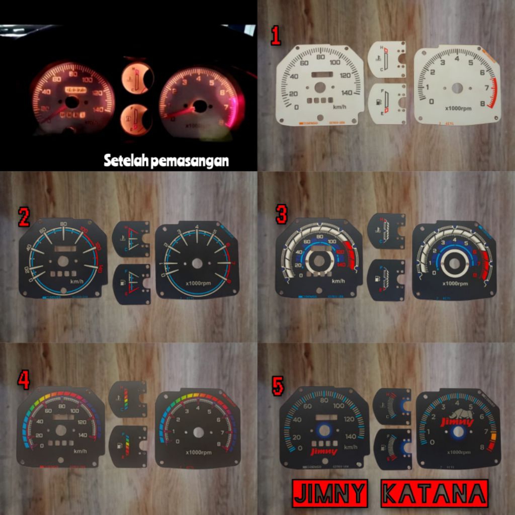 Speedometer Variasi Suzuki Jimny Katana