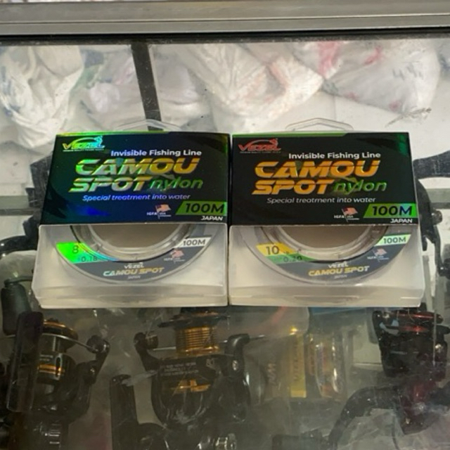 Nilon VEZEL CAMOU SPOT hijau bintik hitam