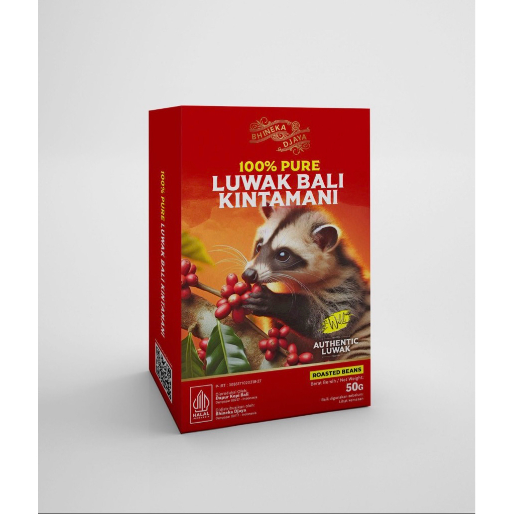 Luwak Bali Kintamani 100% Pure (Wild) 50g