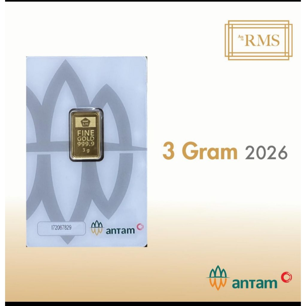 3Gr (Gram) LOGAM MULIA/LOGAM MULIA ANTAM