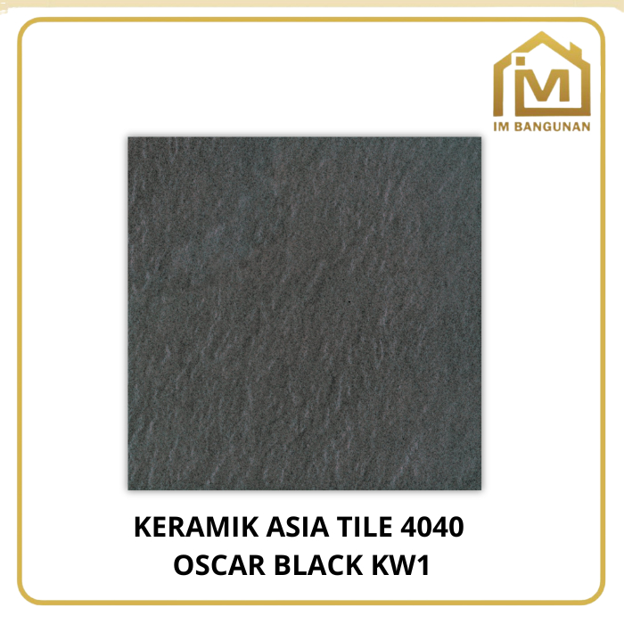 KERAMIK ASIA TILE 4040 OSCAR BLACK KW1