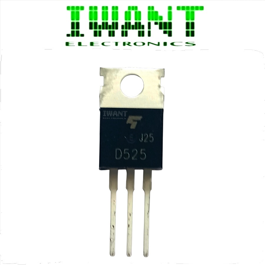 D525 2SD525 TRANSISTOR POWER AMPLIFIER 100V 5A TR 2SD 525 NPN TRANSISTOR POWER AMPLIFIER 5AMPERE 100