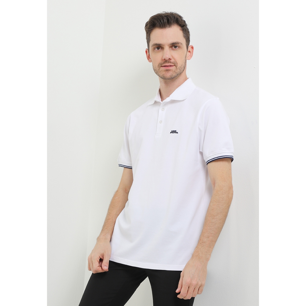 No Fear - Sidelist Regular Fit Polo Shirt - White