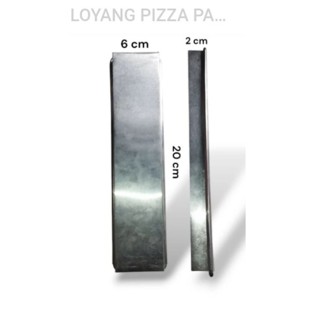 LOYANG PIZZA PANJANG/LOYANG BROWNIES MURAH ANTI LENGKET UKURAN:20X6X2