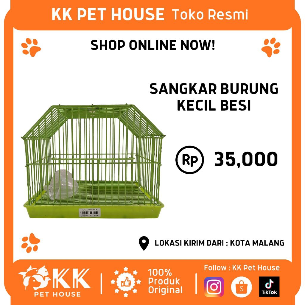 0844-SANGKAR BURUNG KECIL BESI