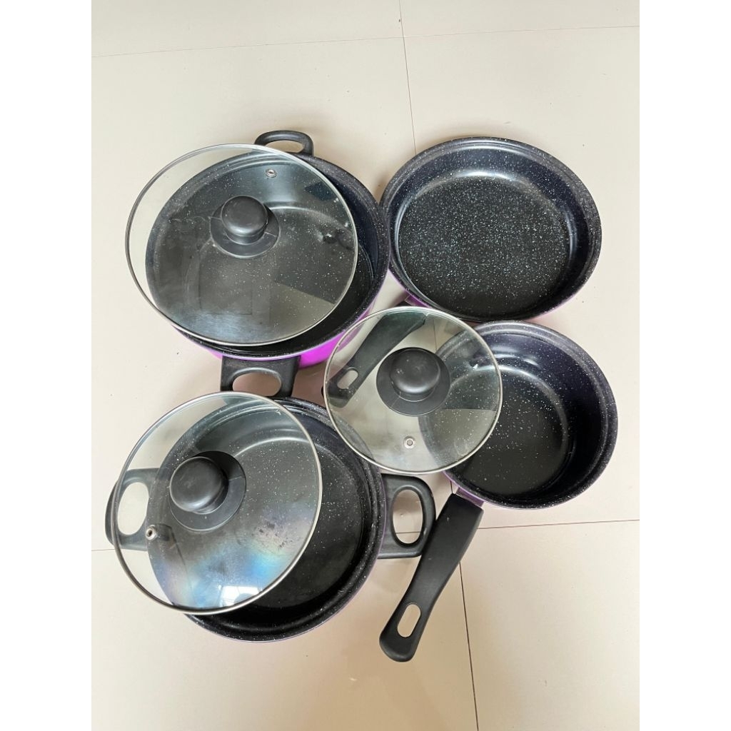 panci anti lengket 1 set new