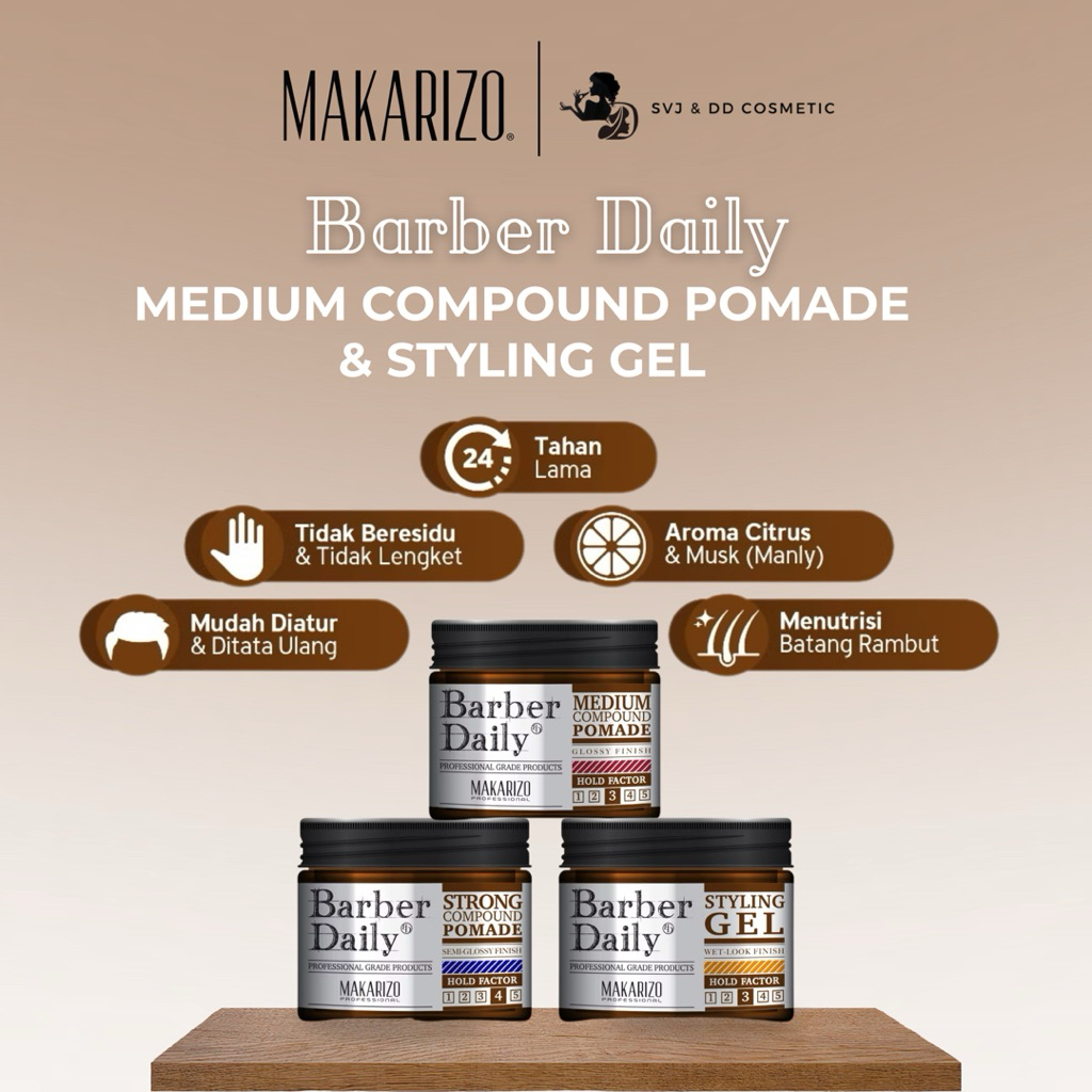 Makarizo Barber Daily Pomade