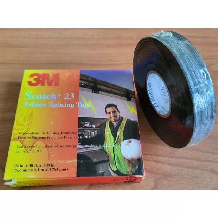 Isolasi Listrik 3M Rubber Scotch 23 / Isolasi Karet Anti air