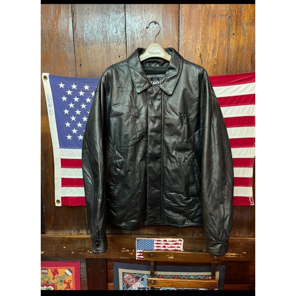 Jaket Kulit asli Kenneth Cole Reaction