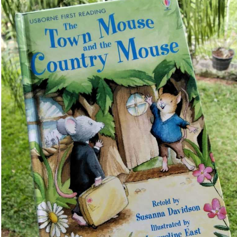 Usborne First Reading The Town Mouse and The Country Mouse (HC) Buku Anak Bahasa Inggris Preloved