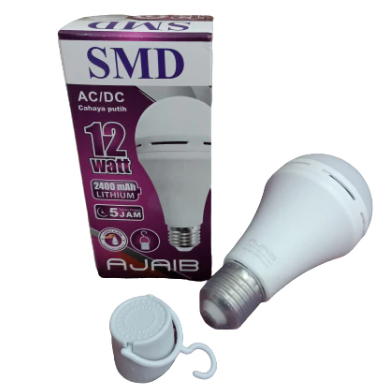 SMD Lampu Emergency Otomatis LED AC/DC 15 Watt/12 Watt/ Berkualitas SMD Ajaib SNI
