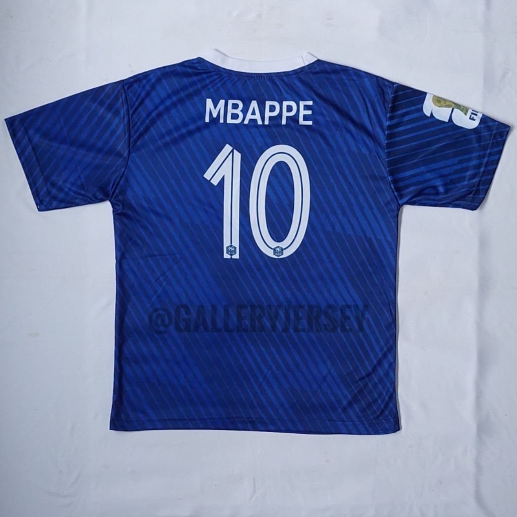 SETELAN JERSEY PRANCIS ANAK ANAK MBAPPE SETELAN JERSEY BOLA PRANCIS FRANCE HOME ANAK ANAK MBAPPE SET