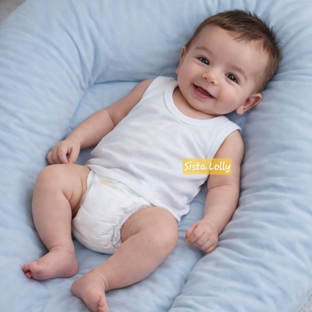Singlet Kaos Dalam Bayi Kaus Oblong Kutang Kutung Baby Polos Putih Basic Velvet Junior