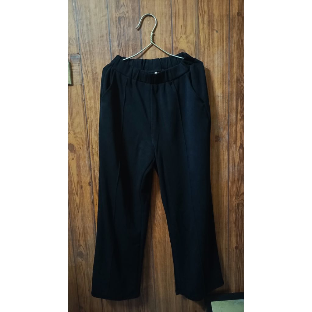 Celana Kulot MJ Marjorie Knit Twill Preloved Likenew