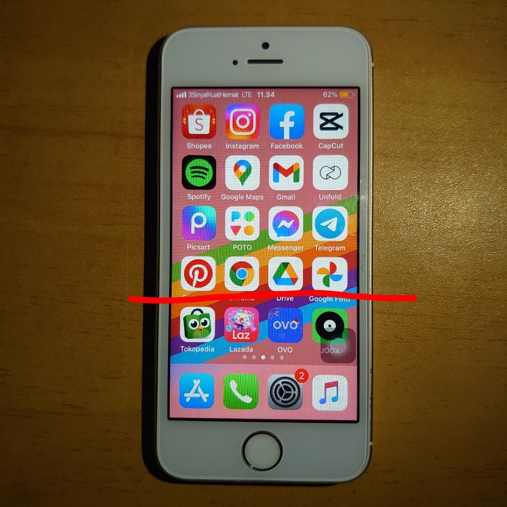 hp iphone 5s 32gb gold non bypas sinyal on  6b