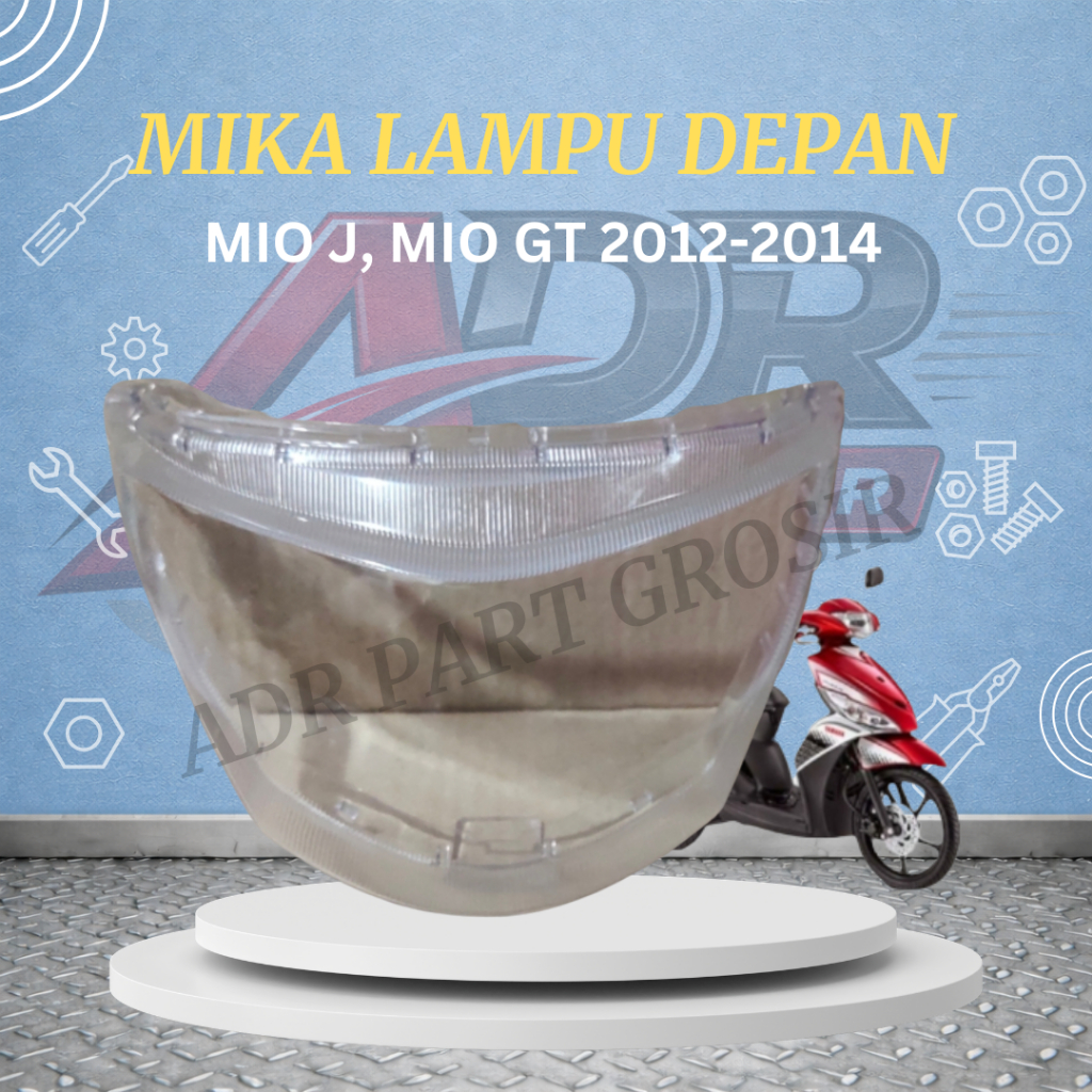 Mika Lampu Depan Mio J Mio GT mika kaca depan mio j mio gt merek Narita