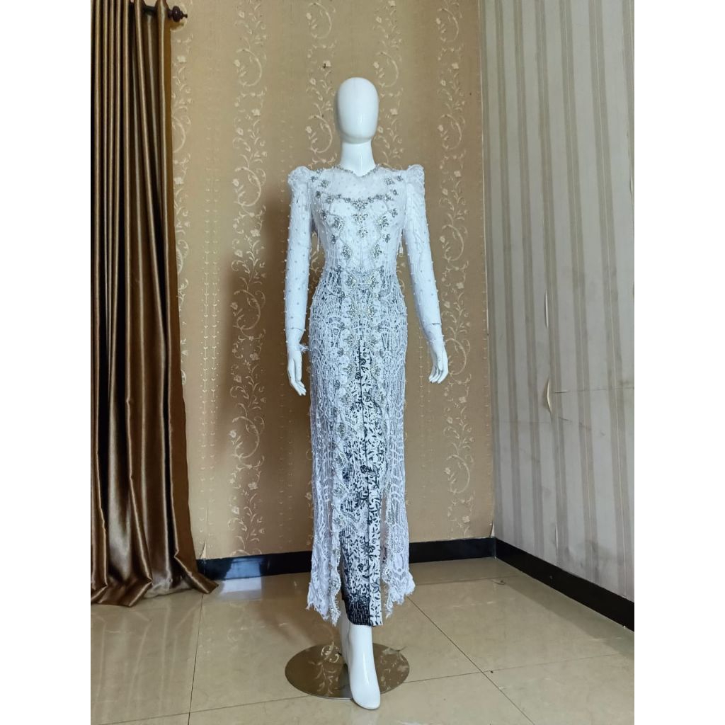 Preloved Kebaya Pengantin/Kebaya Akad/Kebaya Pernikahan Full Payet