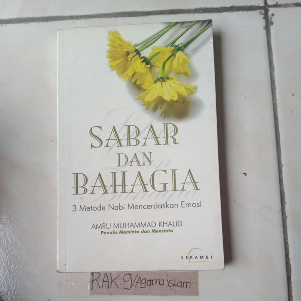 Buku sabar dan bahagia