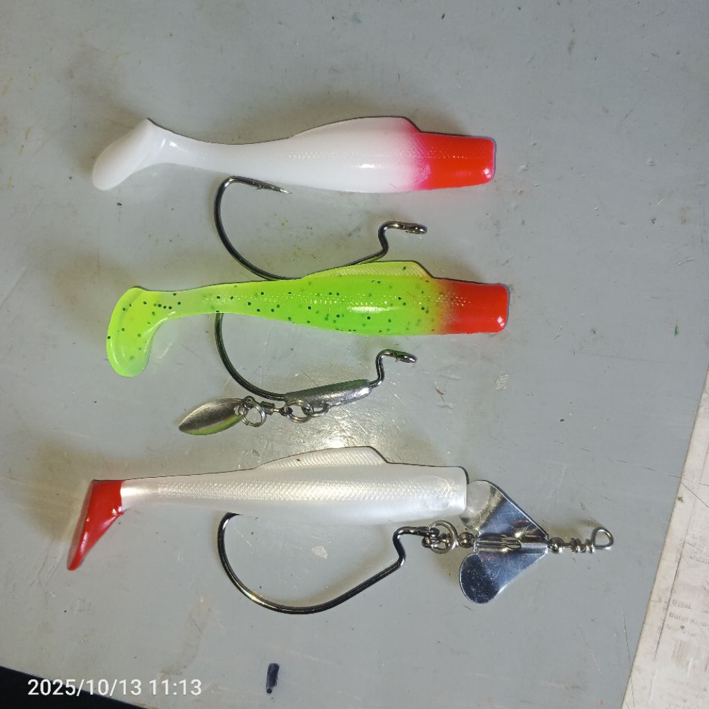 softlure  replika ZMAN propeller Blade 8cm, 6cm