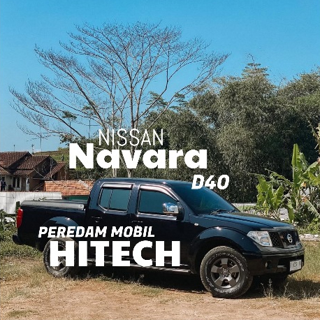AKSESORIS MOBIL NISSAN NAVARA D40 / PEREDAM PANAS DAN GETARAN KAP MESIN MOBIL - HITECH