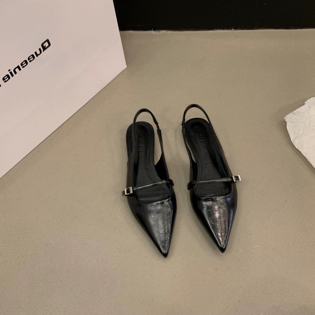 Sepatu Flat Shoes Wanita Flatshoes Elegan Dengan Tali Belakang