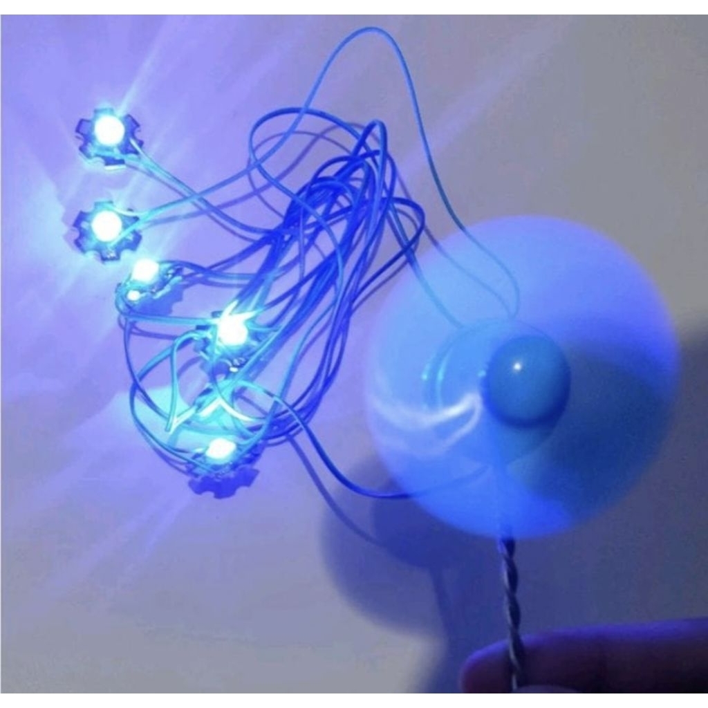 Dinamo layangan LED 5hpl siap tinggal pakai lampu nyala terang dinamo layangan gapangan obohan