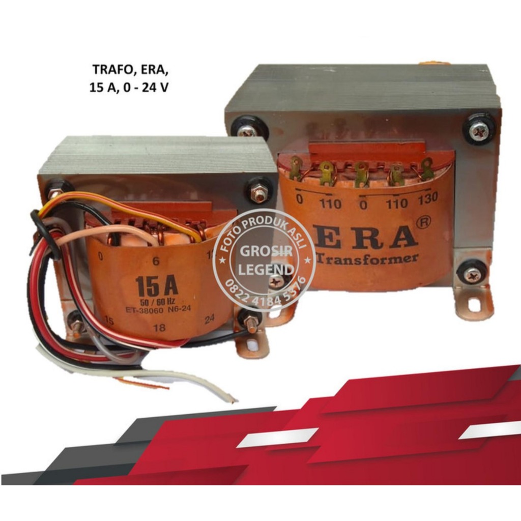 Trafo travo 15A ampere 0 - 24V non CT engkel Era murni tembaga