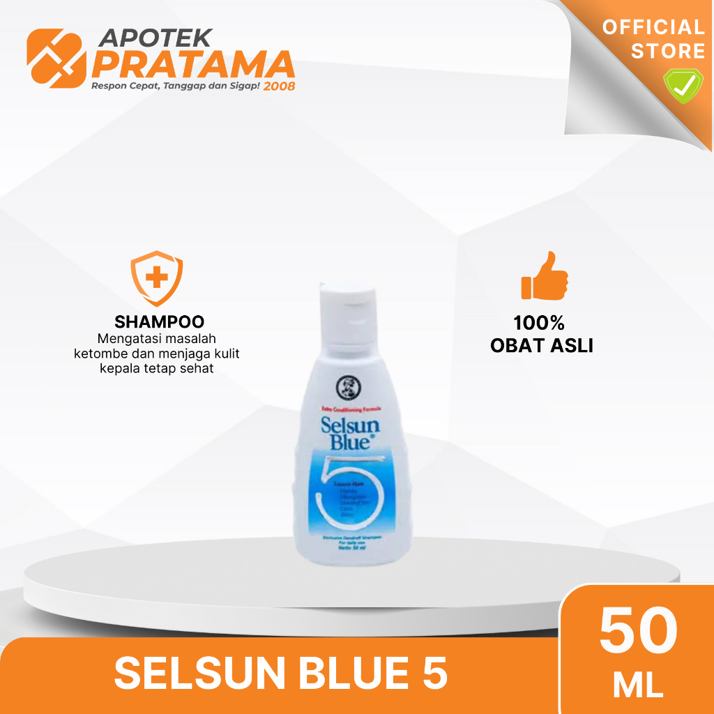 SELSUN BLUE 5 50ML SAMPO ANTI KETOMBE
