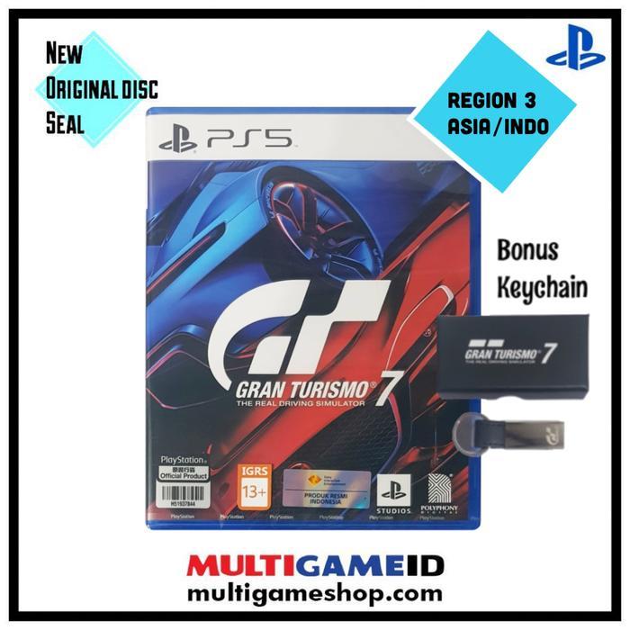 PS5 GT7 GranTurismo 7 / Gran Turismo 7 +Keychain English Asia Region3