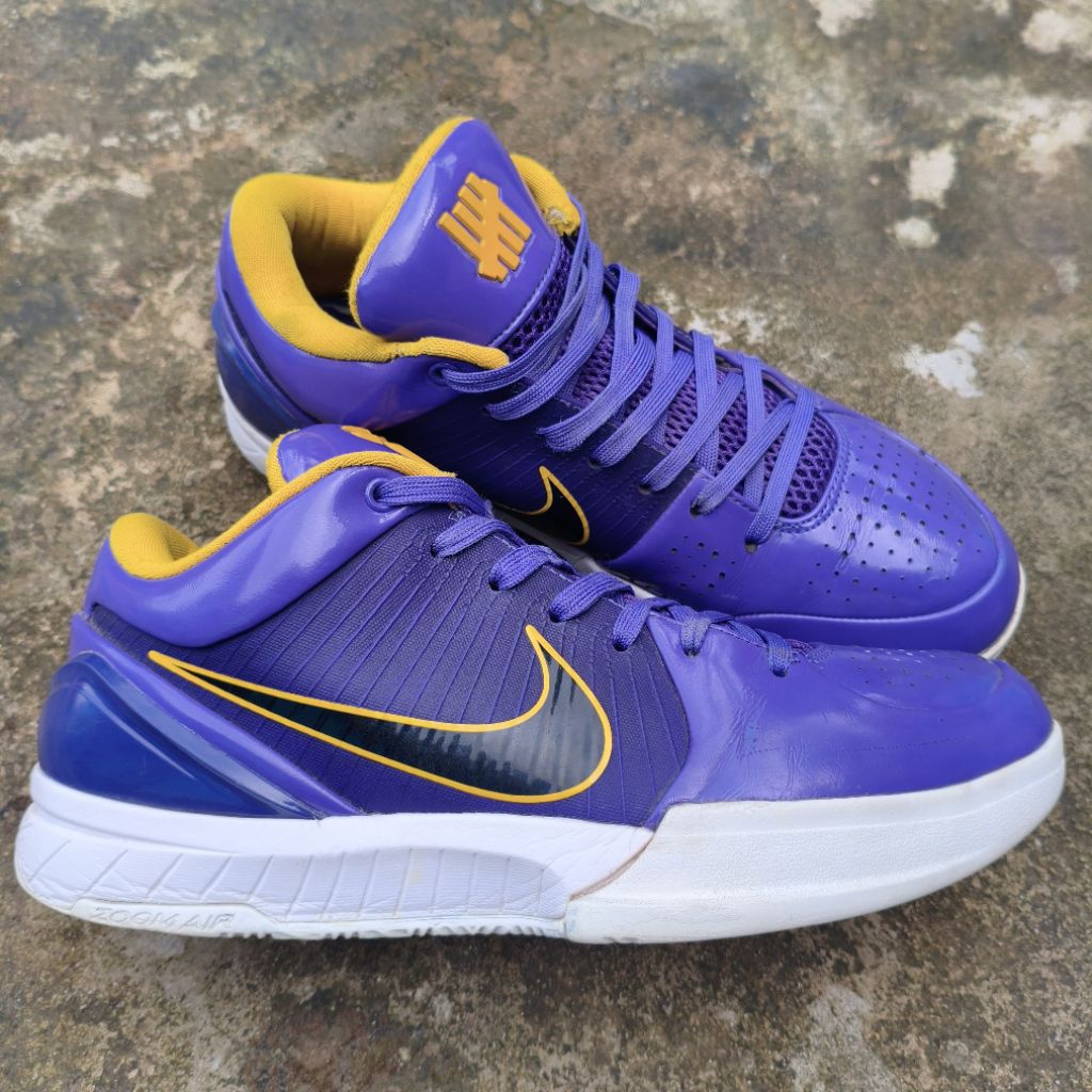 KOBE PROTRO 4 LAKERS X UNDEFEAT*D SECOND BASKET VINTAGE