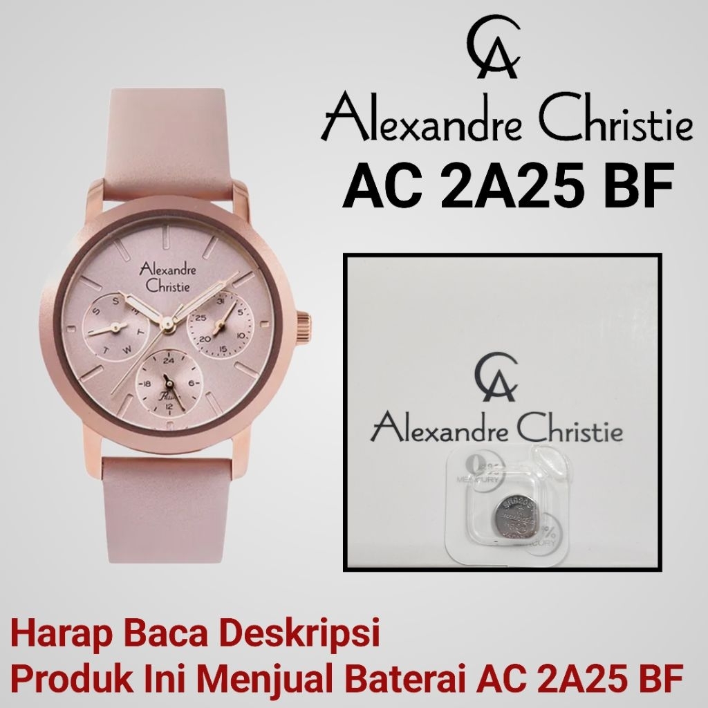 Baterai Jam Tangan Alexandre Christie AC 2A25 BF
