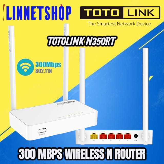 Totolink N350RT Wireless Router 300 Mbps  Supported IPTV (Totolink)