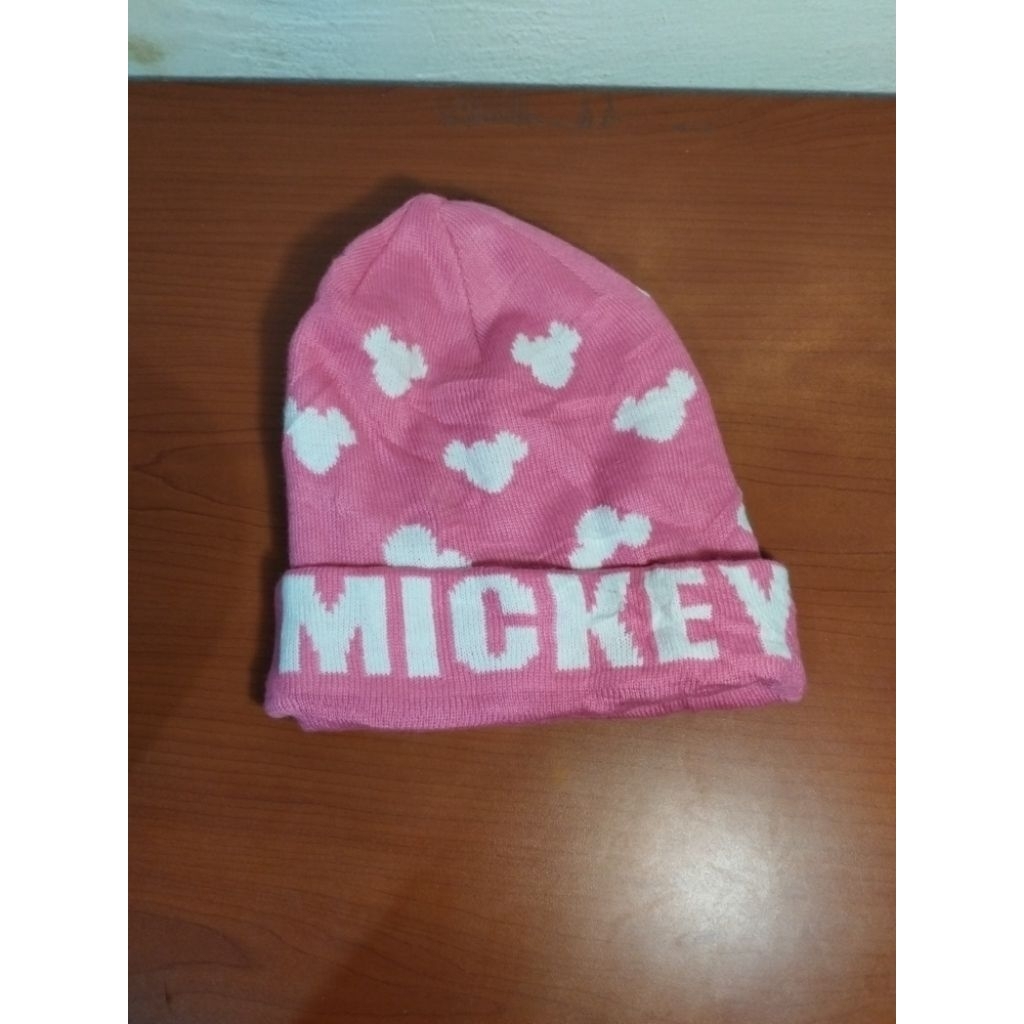Topi Kupluk Topi Beanies Mickey Disney