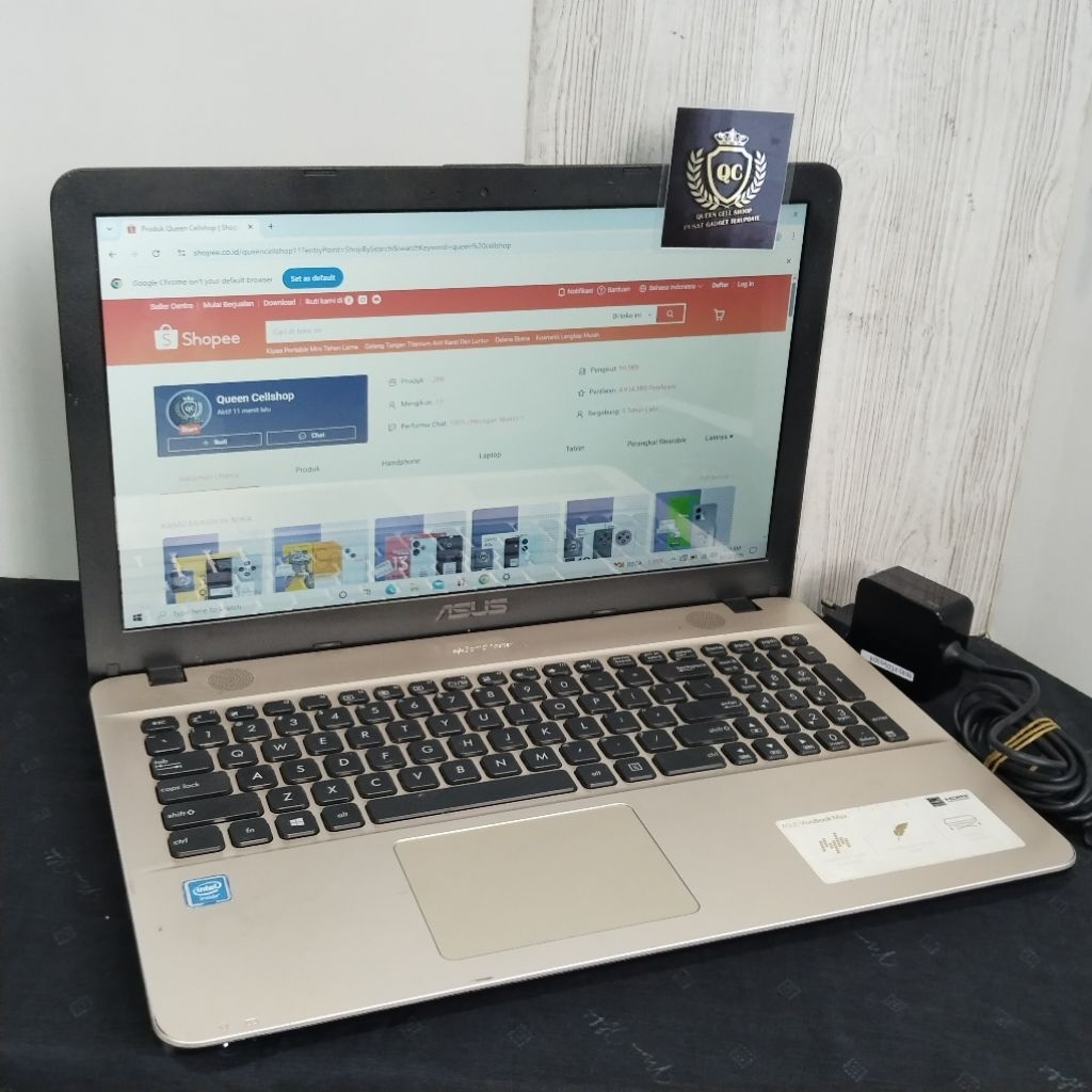 LAPTOP ASUS X541NA CELERON N3350 4GB 14INCH SECOND BERGARANSI