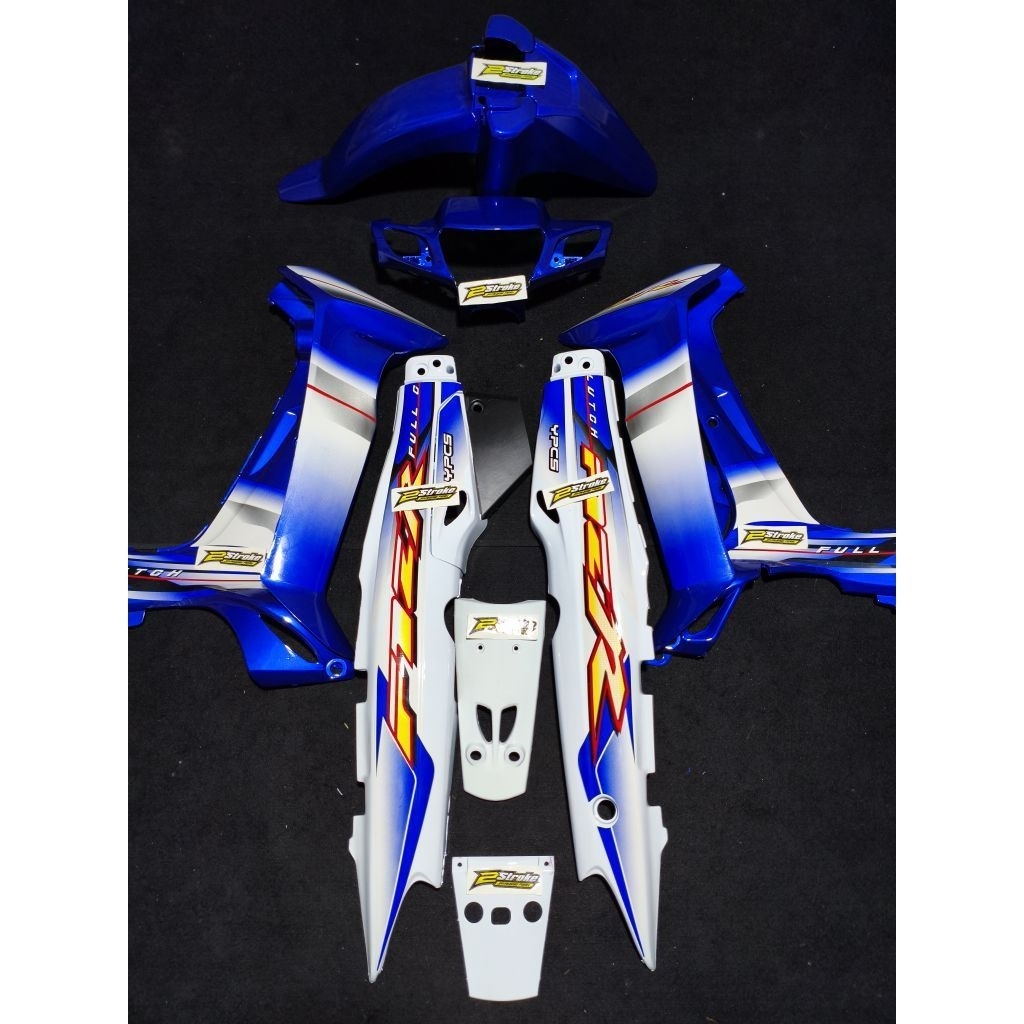 Body Yamaha Fiz R 2003 Biru Putih Dek Body Full Set Yamaha Fiz R Lengkap Komplit