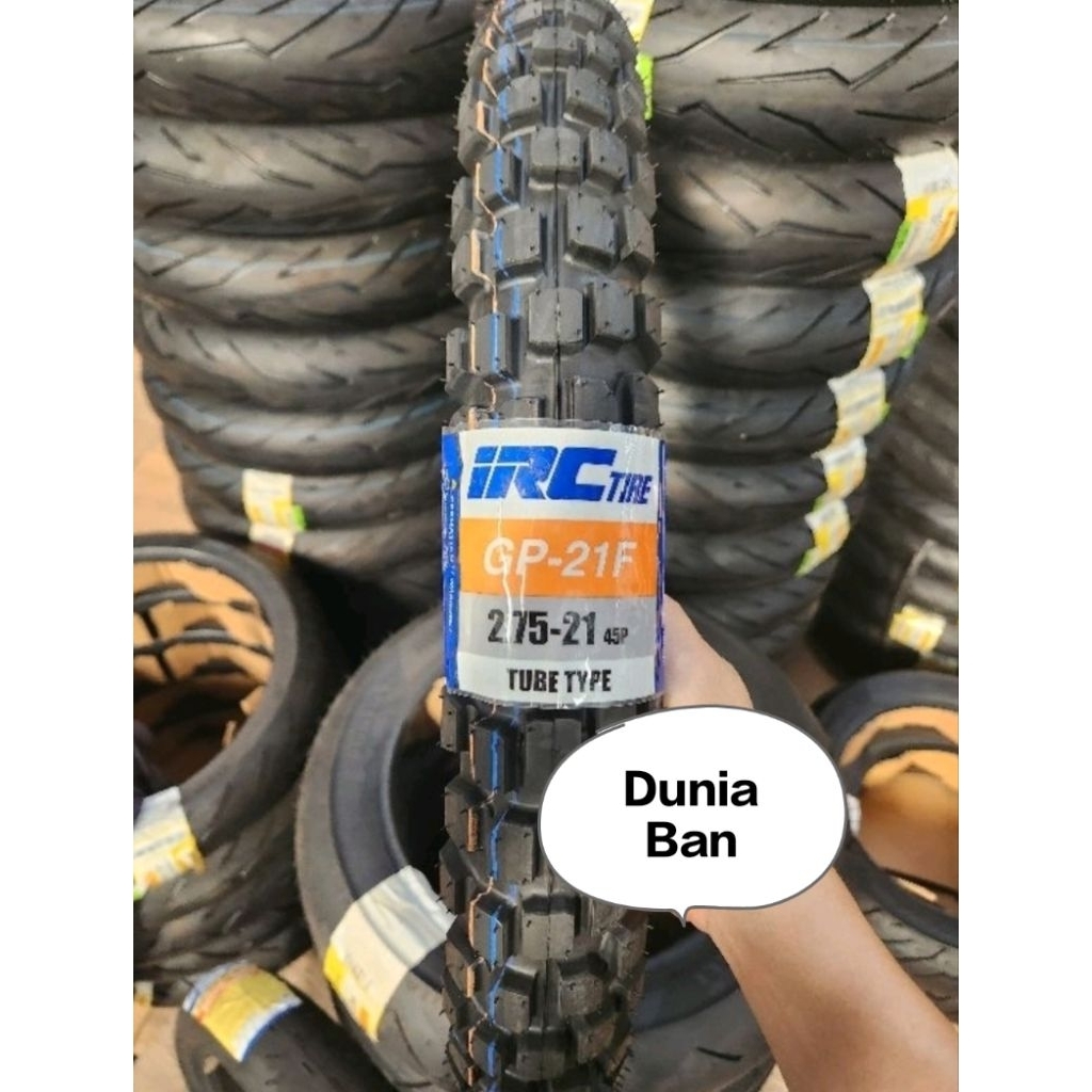 Ban Motor IRC 275-21 GP21F Tubetype Ban Depan Trail CRF KLX WR TRAIL Tahu