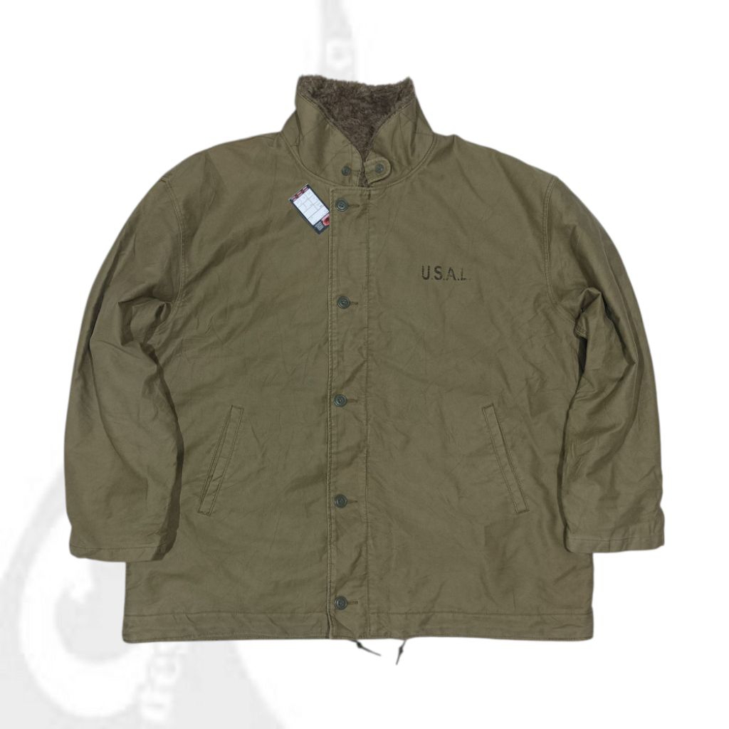 Super Jumbo vintage jaket parka alpha industries n1 deck size 5xl