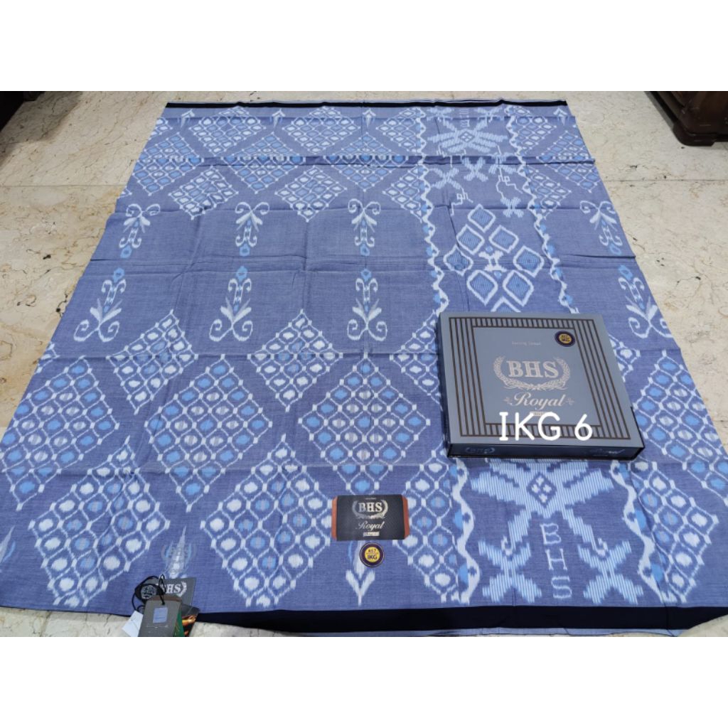 Sarung BHS Royal Kawung ikg Silver