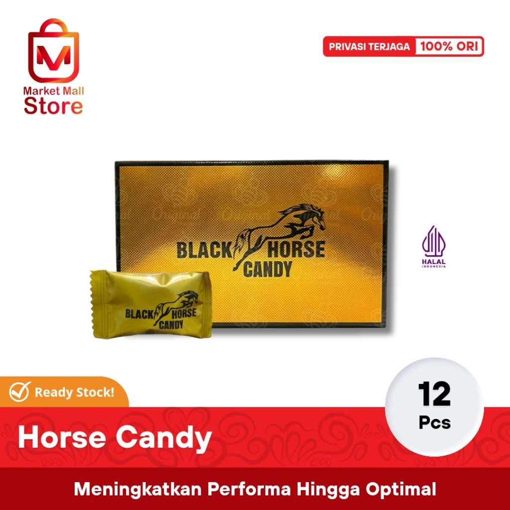 Permen Black Candy Horse Original | Permen Stamina Pria Kuat Tahan Lama