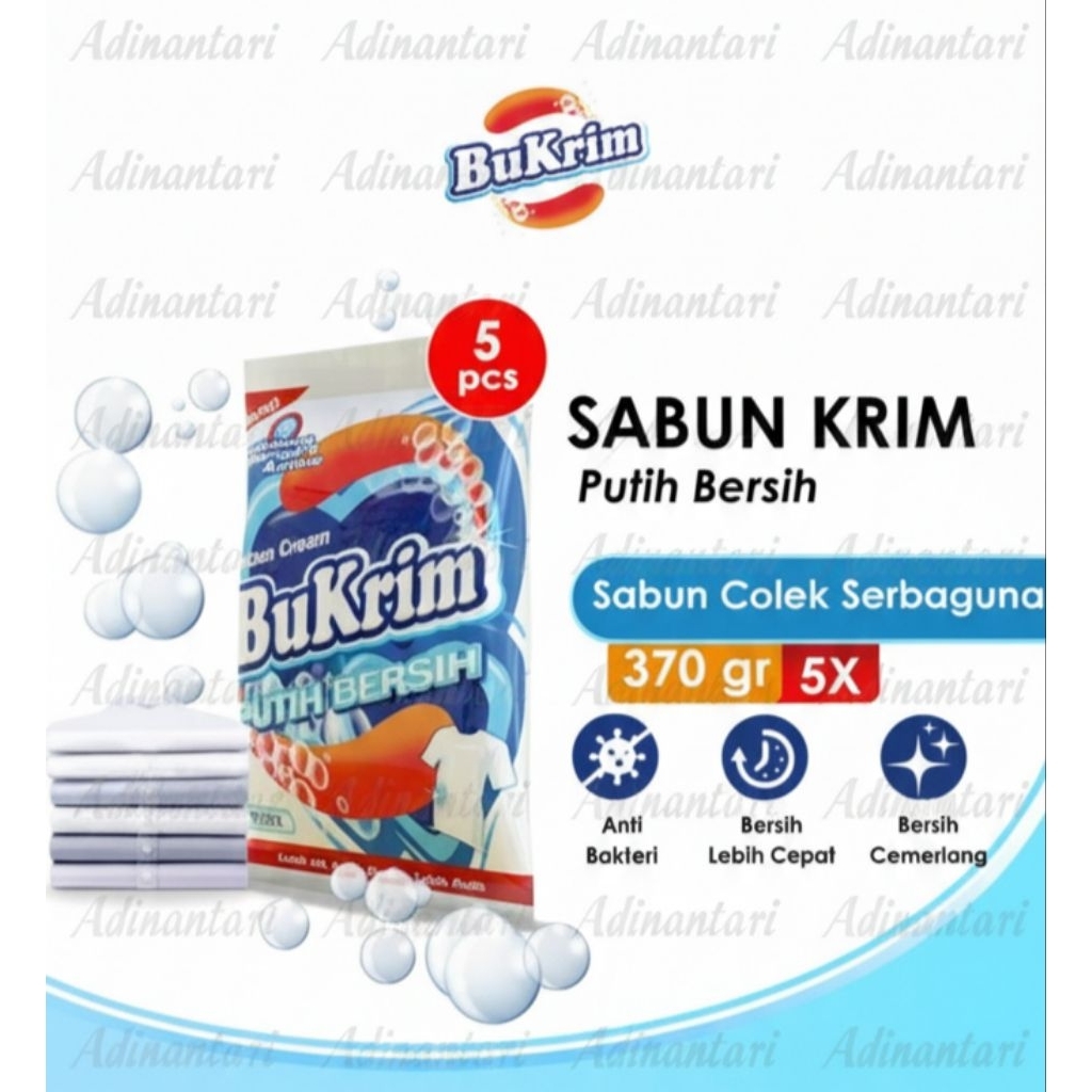 Sabun Colek BuKrim Putih Bersih 375gr