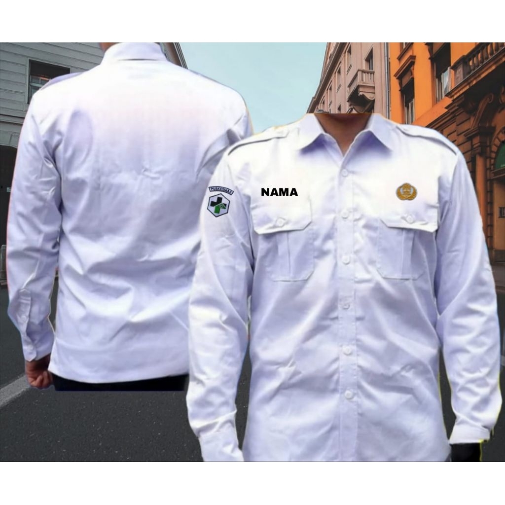 kemeja Kemenkes baju Kemenkes seragam Kemenkes Pdh Kemenkes kemeja kerja Kemenkes baju kerja Kemenke