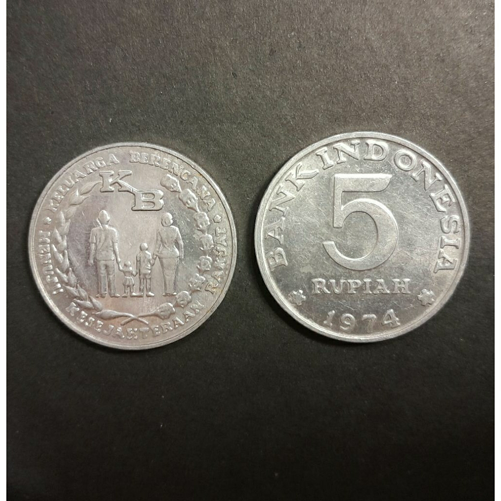 Koin kuno 5 Rupiah untuk Mahar Seserahan