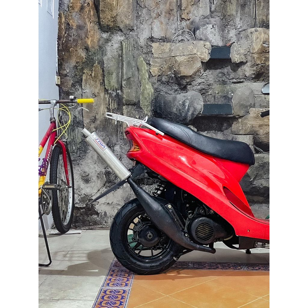 Knalpot Sanex QJ 50 racing (tanpa silincer)