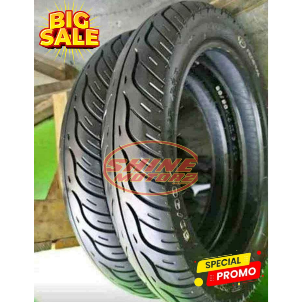 Sepasang Ban Beat Vario Scoopy 80/90 Ring 14 Original